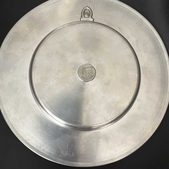 Vintage Handgeossen Rein-Zinn 95% Pewter 3D 9” Plate Ravensburg Stadt Der Turme - Picture 3 of 7